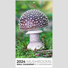 Load image into Gallery viewer, 2024 Mushrooms Wall Calendar
